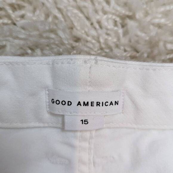 Good American Skinny Ankle Jeans White 15 - Picture 4 of 12